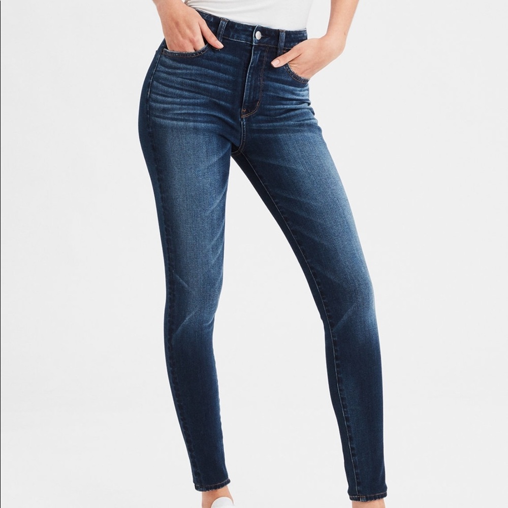 American Eagle Navy Blue Jeans